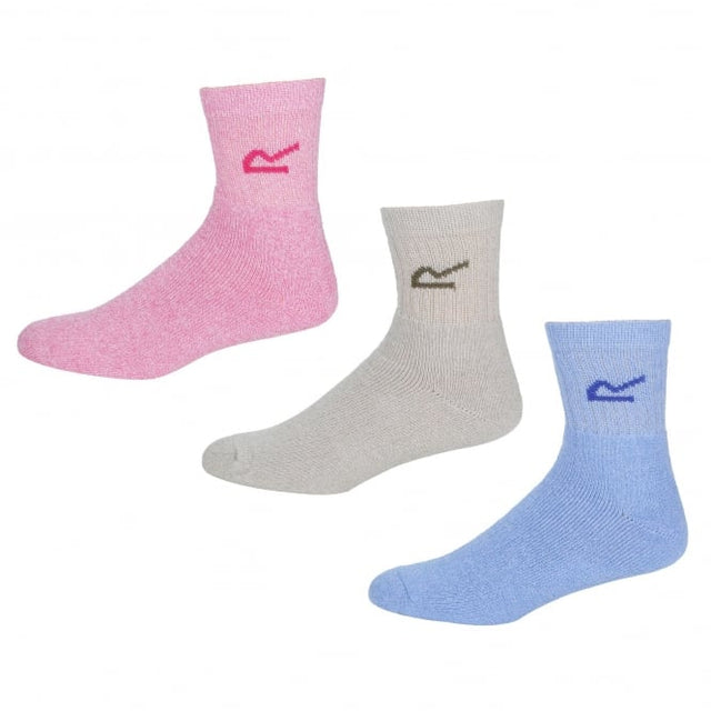 Regatta womens socks 3 pack - Premium clothing from Regatta - Just $8.99! Shop now at Warwickshire Clothing