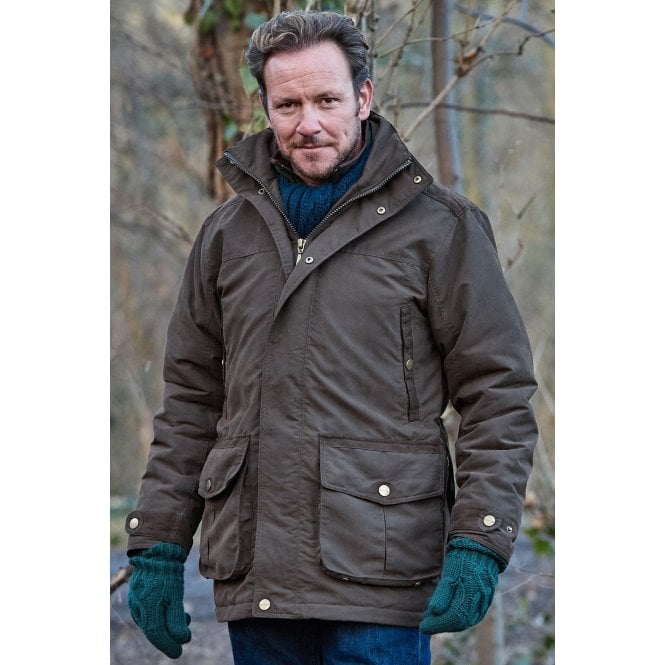 Sherwood Forest Barnston Mens Country Jacket Dark Brown - Premium clothing from Sherwood Forest - Just $139.99! Shop now at Warwickshire Clothing