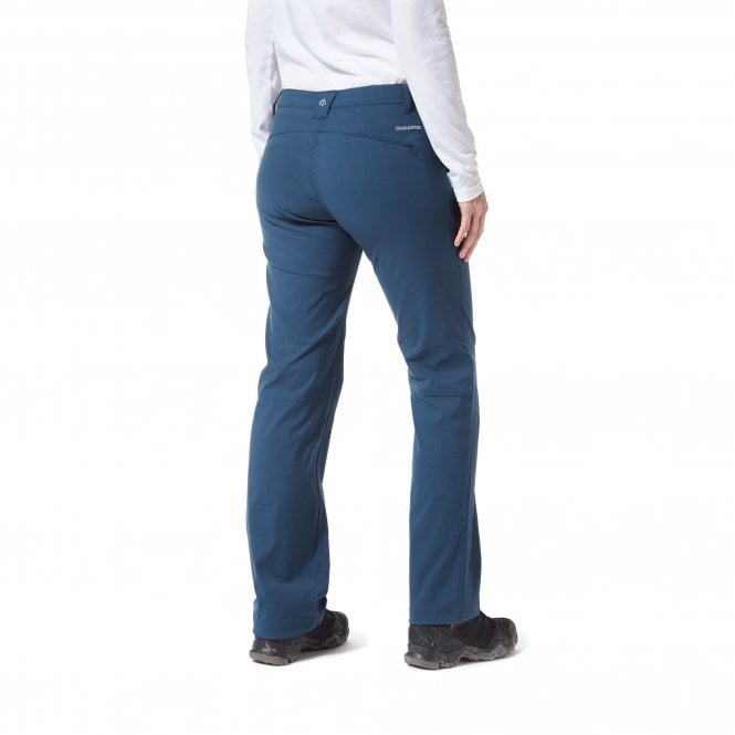 Craghoppers CWJ1072 Ladies Kiwi Pro Stretch Trousers Loch Blue - Premium clothing from Craghoppers - Just $36.99! Shop now at Warwickshire Clothing