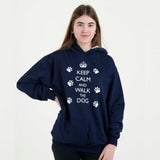 Hazy Blue Lola women's hoodie Keep Calm and Walk The Dog slogan hoodies - Premium clothing from Hazy Blue - Just $17.50! Shop now at Warwickshire Clothing