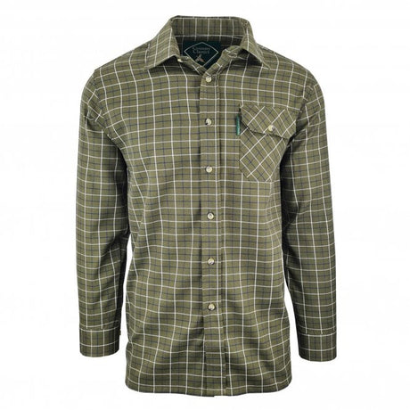 Country Classics Mens Long Sleeved Check Shirt - Woburn Green - Premium clothing from Country Classics - Just $18.99! Shop now at Warwickshire Clothing