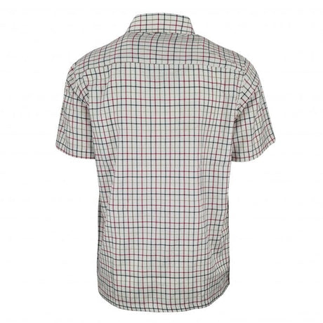 Country Classic Mens Short Sleeved Check Country Shirt Beaver Red - Premium clothing from Country Classics - Just $16.99! Shop now at Warwickshire Clothing