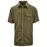 Country Classics Mens Short Sleeved Check Shirt Chatsworth Green - Premium clothing from Country Classics - Just $16.99! Shop now at Warwickshire Clothing