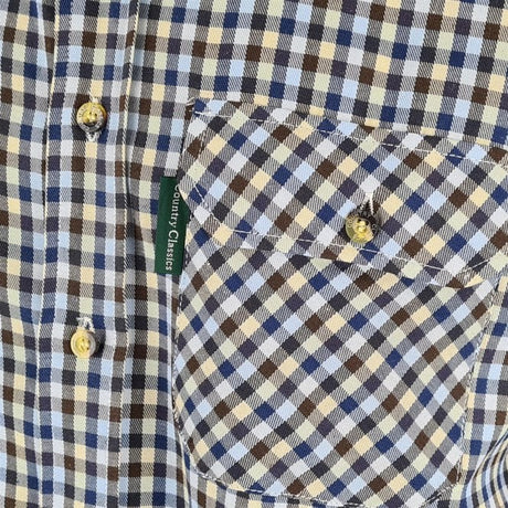 Country Classics Mens Short Sleeve Check Shirt - Highclere - Just £16.99! Shop now at Warwickshire Clothing. 