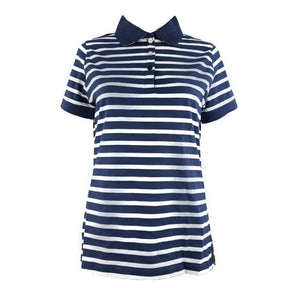 Hazy Blue Womens Short Sleeve Polo Shirt - Zoe - Just £14.99! Shop now at Warwickshire Clothing. 