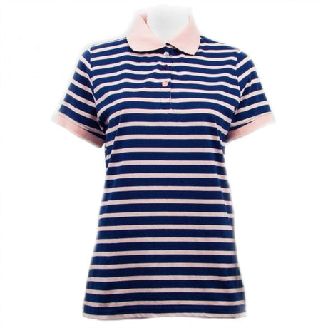 Hazy Blue Womens Short Sleeve Polo Shirt - Zoe - Just £14.99! Shop now at Warwickshire Clothing. 