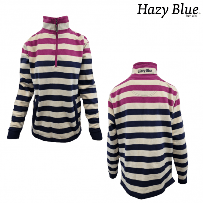 Hazy Blue Jeena Womens  half zip Pullover Sweatshirt - Premium clothing from Hazy Blue - Just $29.99! Shop now at Warwickshire Clothing