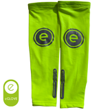 eGLOVE Hi-Vis Armsleeves – Fluoro Yellow | Reflective Running Arm Warmers