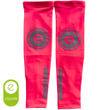 eGLOVE Hi-Vis Armsleeves – Fluoro Pink | Reflective Running Arm Warmers