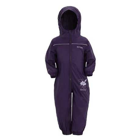 Regatta Kids' Puddle IV Waterproof All In One Rain Suit - Just £14.99! Shop now at Warwickshire Clothing. 