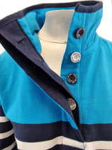 Hazy Blue Womens Pullover Sweatshirts - Tasha