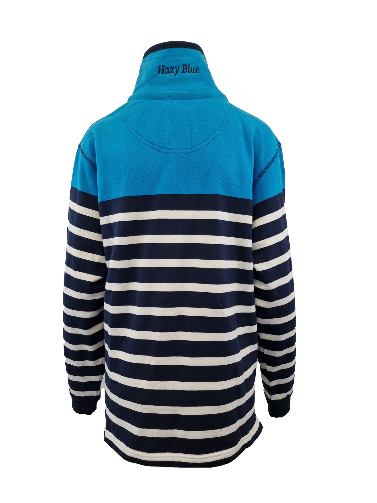 Hazy Blue Womens Pullover Sweatshirts - Tasha