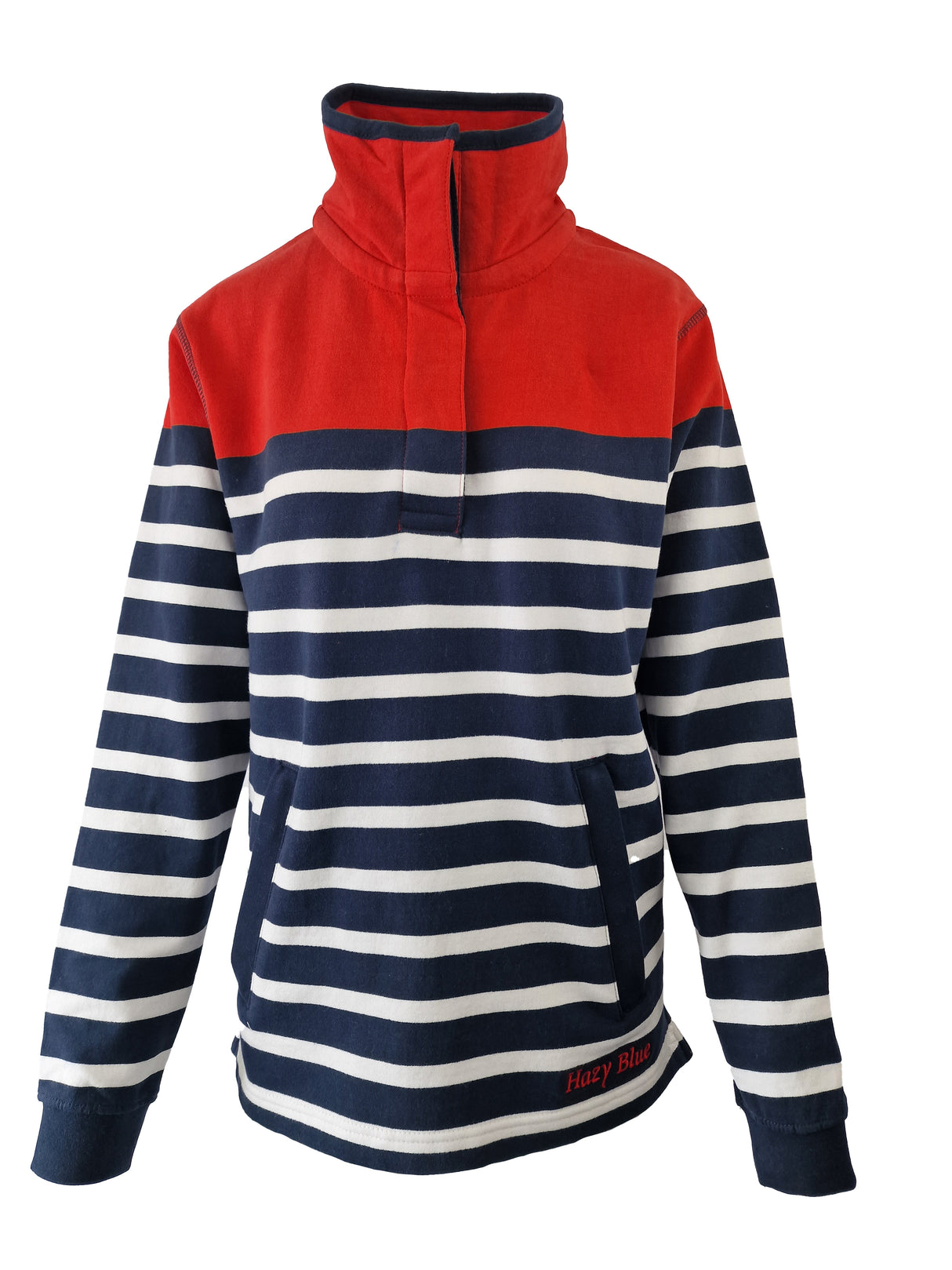 Hazy Blue Womens Pullover Sweatshirts - Tasha