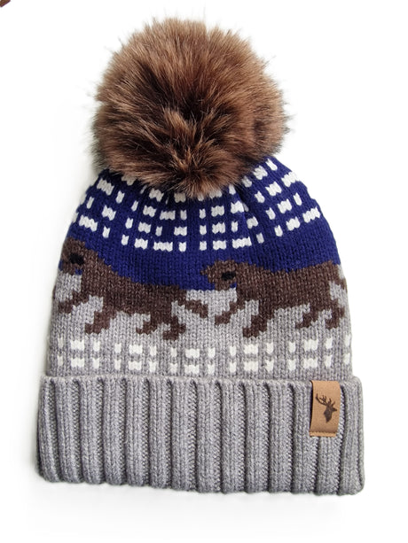 House Of Tweed Luxury sheep cow horse Pompom hat Beanie One Size - Just $14.99! Shop now at Warwickshire Clothing. Free Dellivery.