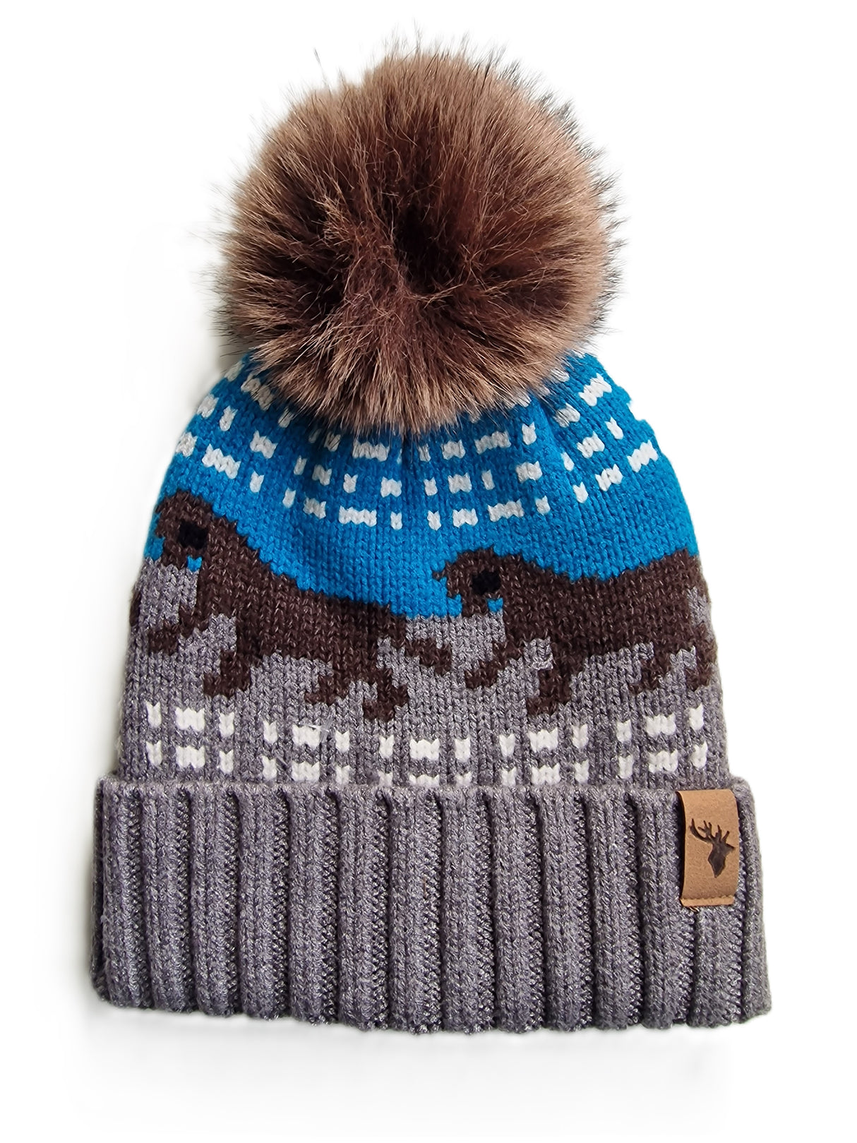 House Of Tweed Luxury sheep cow horse Pompom hat Beanie One Size - Just $14.99! Shop now at Warwickshire Clothing. Free Dellivery.