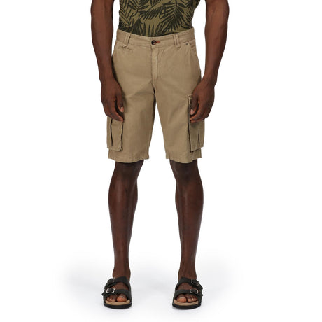 Regatta Mens Shorebay Cargo Breathable Cotton Shorts - Just £19.99! Shop now at Warwickshire Clothing. 