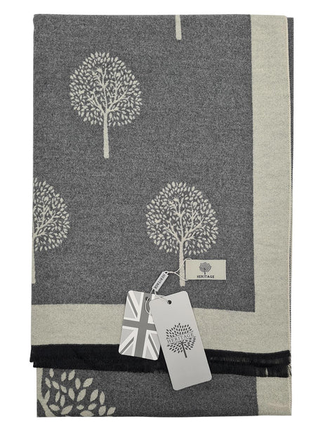 Heritage Pashmina Tree Of Life Womens Scarf - Just £14.99! Shop now at Warwickshire Clothing. 