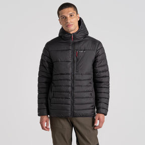 Craghoppers Men's Compresslite VIII Hooded Jacket | Black - Just £54.99! Shop now at Warwickshire Clothing. 
