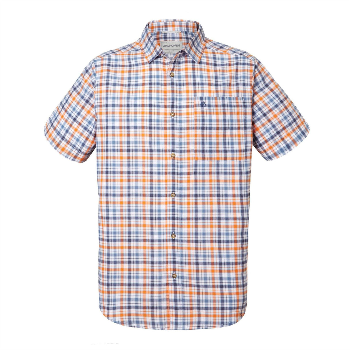 Craghoppers Mens Holbrook Cool Lightweight Short Sleeved Check Shirt - Premium clothing from Craghoppers - Just $19.99! Shop now at Warwickshire Clothing