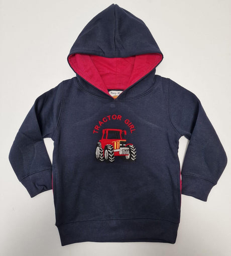 Hazy Blue Roxy Tractor Girl Hoodies - Just £12.99! Shop now at Warwickshire Clothing. 