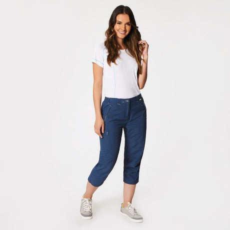 Regatta Womens Chaska Cropped 3/4 Capri Trousers - Just £16.99! Shop now at Warwickshire Clothing. 