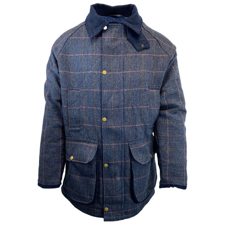 Hazy Blue Mens Derby Tweed Waterproof Jacket - Just £89.99! Shop now at Warwickshire Clothing. 