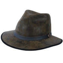 Eureka Mens Stockade Leather Fedora Style Formal Hat - Just £34.99! Shop now at Warwickshire Clothing. 