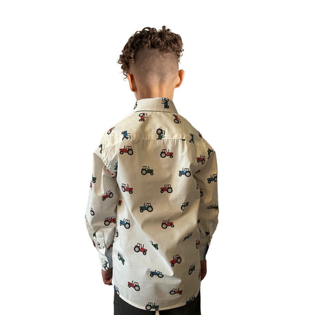 Hazy Blue Kids Tractor Shirt - Coady - Just £17.99! Shop now at Warwickshire Clothing. 