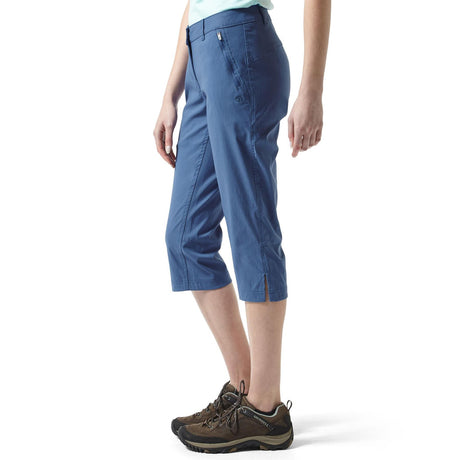 Craghoppers Womens Kiwi Pro Full Stretch 3/4 Crops  Capri Light Summer Trousers - Just £31.99! Shop now at Warwickshire Clothing. 