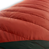 Kelty Cosmic Down 0°F (-18°C) 550-Fill Sleeping Bag - Regular - Tandoori Spice/Green Gables