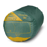 Kelty Galactic 30°F (-1°C) 550-Fill Down Sleeping Bag - One Size - Duck Green/Olive Oil
