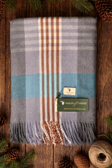 House Of Tweed Womens Soft Check Tartan Scarf