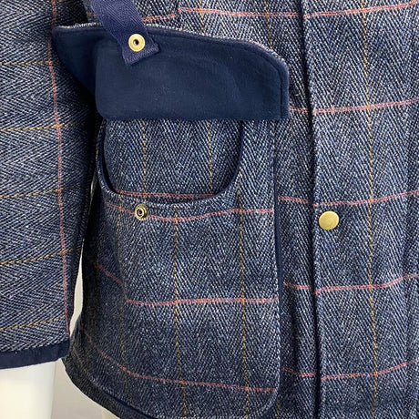 Hazy Blue Mens Derby Tweed Waterproof Jacket - Just £89.99! Shop now at Warwickshire Clothing. 