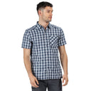 Regatta Mens Mindano V Check Short Sleeve Shirt - Just £14.99! Shop now at Warwickshire Clothing. 