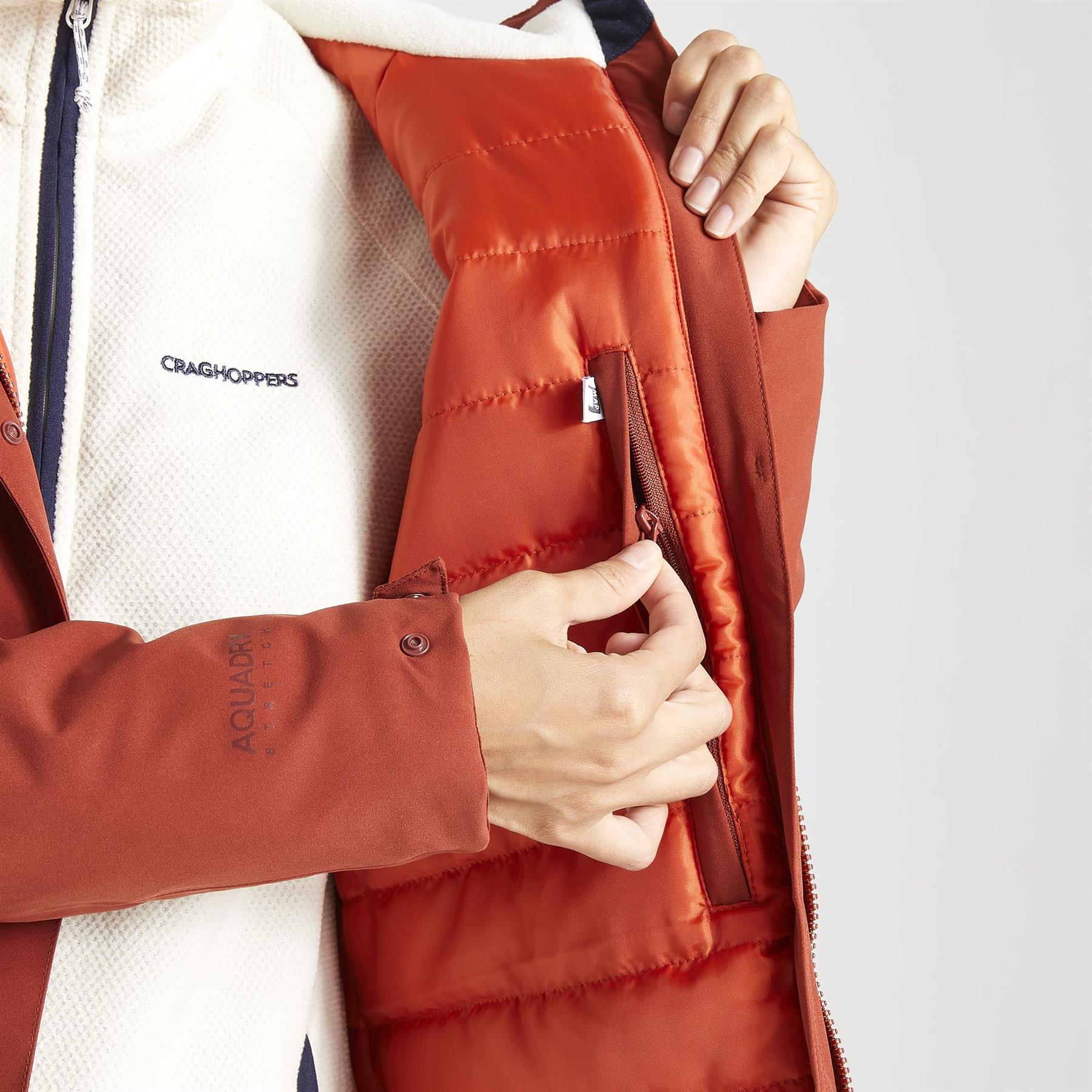 Craghoppers Giacca Uomo Caldbeck Thermic – Pile Termico Con Cerniera, Manica Lunga