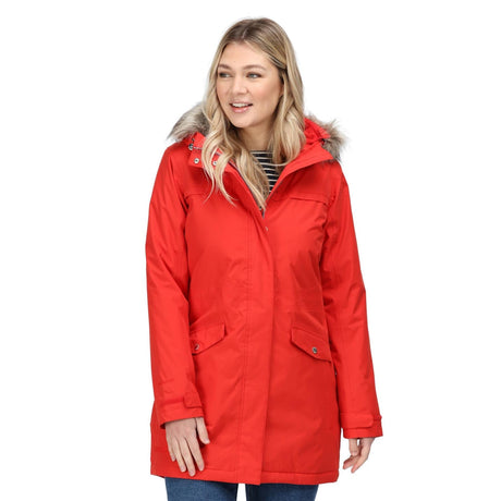 Regatta Womens Serleena II Waterproof Insulated Fur Trim Hooded Parka Jacket - Just £39.99! Shop now at Warwickshire Clothing. 