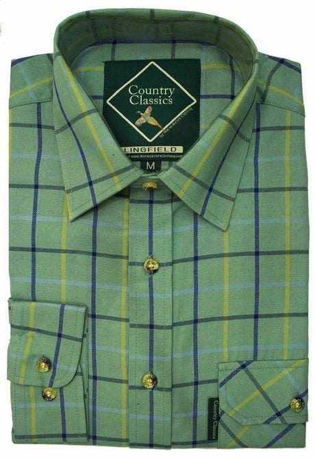 Country Classics Mens Long Sleeve Check Country Shirt - Lingfield - Just $18.99! Shop now at Warwickshire Clothing. Free Dellivery.