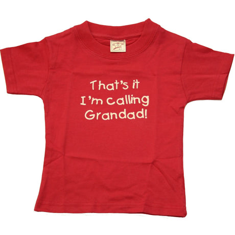 Hazy Blue Kids Thats It I'm Calling Grandad, Grandma & Nanny T-Shirts - Just £5.49! Shop now at Warwickshire Clothing. 