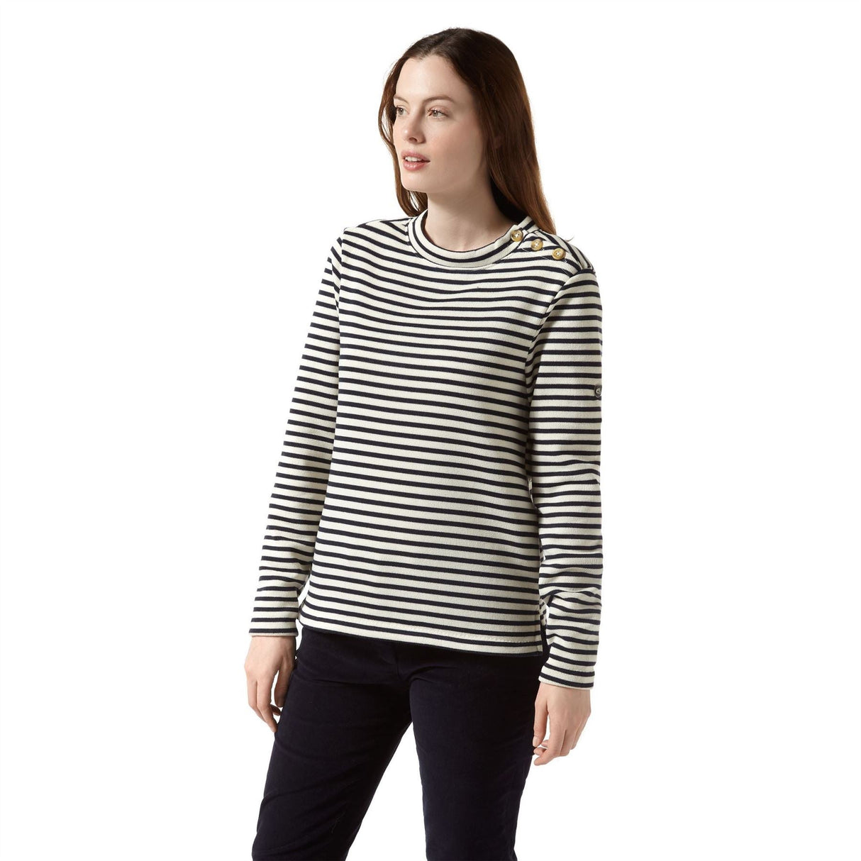 Craghoppers Womens Balmoral Striped Crew Neck Jersey - Premium clothing from Craghoppers - Just $26.99! Shop now at Warwickshire Clothing