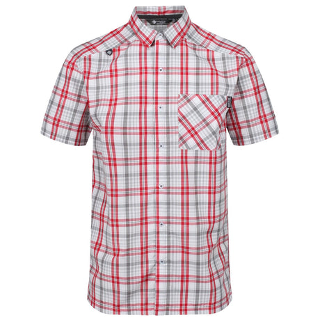 Regatta Mens Mindano V Check Short Sleeve Shirt - Just £14.99! Shop now at Warwickshire Clothing. 