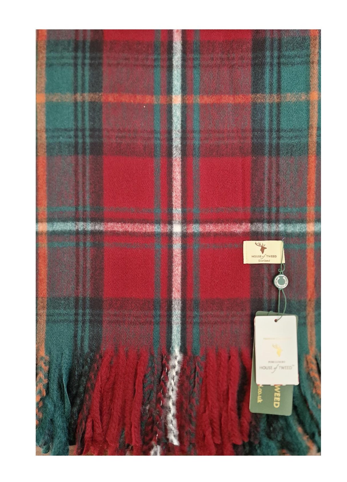 House Of Tweed Womens Soft Tartan Scarf - Just £14.99! Shop now at Warwickshire Clothing. 