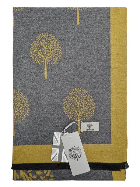 Heritage Pashmina Tree Of Life Womens Scarf - Just £14.99! Shop now at Warwickshire Clothing. 