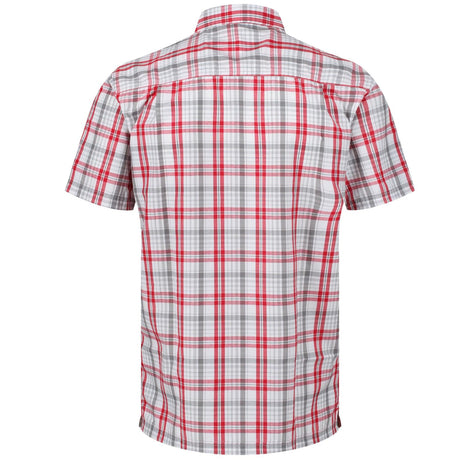 Regatta Mens Mindano V Check Short Sleeve Shirt - Just £14.99! Shop now at Warwickshire Clothing. 