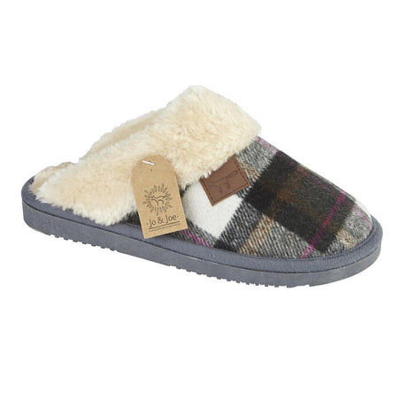 Jo & Joe Women's Winter Warm Fur Luxury Slip-On Mule Booties - Just £16.99! Shop now at Warwickshire Clothing. 