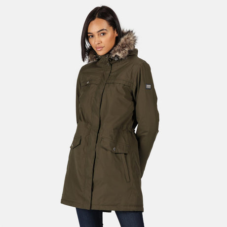 Regatta Womens Serleena II Waterproof Insulated Fur Trim Hooded Parka Jacket - Just £39.99! Shop now at Warwickshire Clothing. 