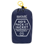 Regatta Kids Pack it Jacket III Lightweight Waterproof Packaway Jacket