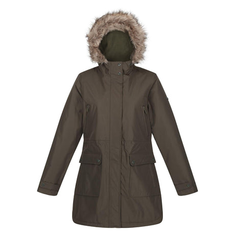 Regatta Womens Sabinka Fur Trim Waterproof Insulated Parka Coat - Just £39.99! Shop now at Warwickshire Clothing. 