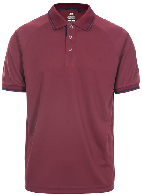 Trespass Mens Bonington Quick Dry Active Polo Shirt UV Insect Protection - Just £14.99! Shop now at Warwickshire Clothing. 