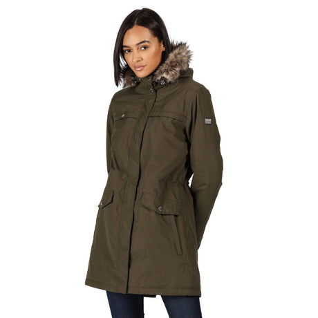 Regatta Womens Serleena II Waterproof Insulated Fur Trim Hooded Parka Jacket - Just £39.99! Shop now at Warwickshire Clothing. 