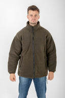 Hazy Blue Unisex Warm Quilted Padded Anti Pill Fleece Jacket - Just £29.99! Shop now at Warwickshire Clothing. 